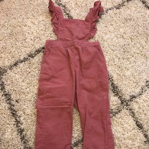 H & M Mauve Overall Corduroy Jumper 2t
